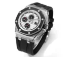 Audemars Piguet Royal Oak Offshore Chronograph Silver Black Rubber - Image 4