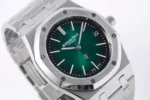 Audemars Piguet Royal Oak 15202 Green Steel Watch - Image 4