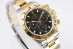 Rolex Daytona 4130 – Two-Tone Gold/Steel, Black Dial, Chronograph Watch - Image 4