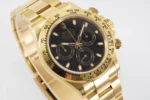 Rolex Daytona 4130 – Gold with Black Dial – Chronograph Watch - Image 4
