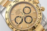 Rolex Daytona with Black Enamel Dial and Moissanite Stones - Image 4
