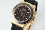 Rolex Daytona Watch – Gold with Black Dial and Rubber Strap – Limited Stock - Image 4