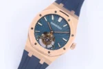 Audemars Piguet Royal Oak Tourbillon Blue Rubber - Image 4