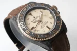 Rolex GMT-Master II Limited Edition – Carbon Fiber Case, Brown Strap, Beige Dial - Image 4