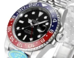 Rolex GMT-Master II Pepsi Upgrade – Stainless Steel, Black Dial, Men’s Mechanical Watch - Image 4