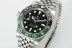 Rolex GMT-Master II GMT Black Dial Green Bezel Stainless Steel Watch - Image 4
