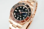 Rolex GMT-Master II GMT Black Dial Rose Gold Watch with Brown Ceramic Bezel - Image 4