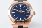Vacheron Constantin Overseas 4500V Series – Rose Gold Case, Blue Dial, Rubber Strap Watch - Image 4