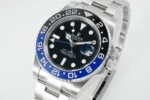Rolex GMT-Master II Black/Blue Ceramic Bezel Stainless Steel Watch - Image 4