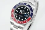 Rolex GMT-Master II Red/Blue Bezel Stainless Steel Watch with Cal. 3285 Movement - Image 4