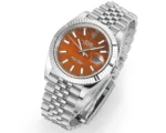 Rolex Datejust 41 Custom Orange Dial Steel - Image 4