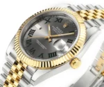Rolex Datejust 41mm Watch – Two-Tone Steel and Gold with Grey Dial - Image 5