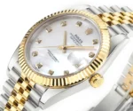 Rolex Datejust 41mm Two-Tone Gold and Steel Watch with Diamond Bezel - Image 5
