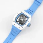 Richard Mille White Cerami White Ceramic Blue Strap Watch - Image 5
