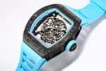 Richard Mille RM055 NTPT Blue Rubber Strap - Image 5