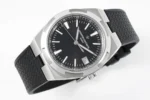 Vacheron Constantin Overseas 4500V Series – Black Dial, Rubber Strap, Luxury Steel Watch - Image 5