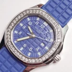 Patek Philippe Aquanaut Quartz Blue Watch - Image 5
