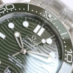 Omega Seamaster Green Ceramic Watch - Image 5