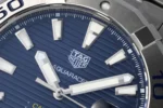 TAR Super Tag Heuer Series Watch – Silver Stainless Steel, Blue Dial, Formal & Casual Style, SW200 Movement - Image 8
