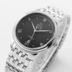 Omega DeVille Black Dial Steel Watch - Image 5