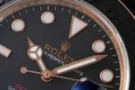 Rolex Yacht-Master 40mm Rose Gold Black Dial Rubber Strap Automatic Watch - Image 5