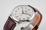 Longines Master Automatic Silver Brown Leather - Image 5