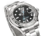 Rolex Yacht-Master 40 Stainless Steel Watch with Black Dial – Classic Elegant Design - Image 5