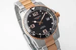 Longines Conquest Black Dial Two Tone Watch - Image 5