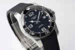 Longines Conquest Black Dial Rubber Strap - Image 5