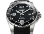 Longines Conquest Black Dial Rubber Strap (2) - Image 5