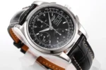 Longines Classic Record Black Leather Watch - Image 5