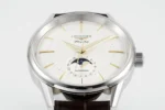 Longines Flagship Moonphase Watch Silver Brown - Image 5