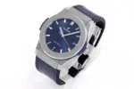 Hublot Classic Fusion WWF Replica Watch – Titanium, Blue Dial, 45MM Automatic - Image 5