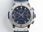 HB Hengbao Hublot Classic Fusion 45mm Blue Leather Strap Automatic Watch - Image 5