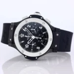 Hublot Big Bang 44mm Black Ceramic Chronograph Watch with Rubber Strap (2) - Image 5