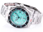 Rolex Submariner PARAKEET Custom Watch – Gradient Green Dial, Carbon Fiber Bezel, Stainless Steel - Image 5