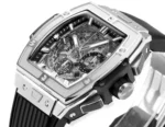 Hublot Spirit of Big Bang King Gold Chronograph Watch – Black Rubber Strap, Limited Edition - Image 5