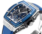 HUBLOT Spirit of Big Bang Blue Titanium & Resin Limited Edition Watch – Model 642.NX.0170.RX - Image 5