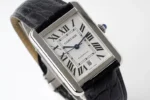 Cartier Tank W5200028 Silver Dial Black Leather - Image 10