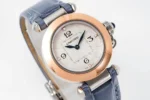 Cartier Pasha de Cartier Watch Rose Gold Blue Leather - Image 5