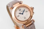 Cartier Pasha de Cartier Ladies Watch Rose Gold Leather Strap - Image 3
