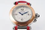 Cartier Pasha de Cartier Ladies Watch Red Leather - Image 8