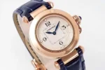 Cartier Pasha de Cartier Ladies Watch Rose Gold Blue Leather - Image 7