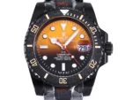 Rolex Submariner PARAKEET – Custom Gradient Green Dial, Black Carbon Fiber Bezel, 904L Steel Watch - Image 5