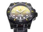 Rolex Submariner PARAKEET – Custom Gradient Green Dial, Black Carbon Fiber Bezel, 904L Stainless Steel Watch - Image 5