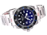 Rolex Submariner PARAKEET – Custom Blue Gradient Dial, Carbon Fiber Bezel, Stainless Steel Watch - Image 5