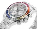 Rolex Daytona HB1 – Platinum Bezel, Stainless Steel Case, Automatic Mechanical Watch - Image 5