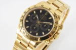 Rolex Daytona 4130 – Gold with Black Dial – Chronograph Watch - Image 5