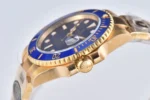 Rolex Submariner 40mm Blue Dial Gold Tone Watch – 116618 Series - Image 5