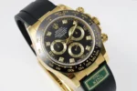 Rolex Daytona – Gold & Black Rubber Strap, Premium Replica Watch - Image 5